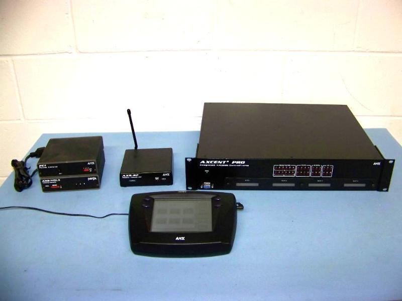 lot 41 image: AMX Controls, Receiver and Touchscreen