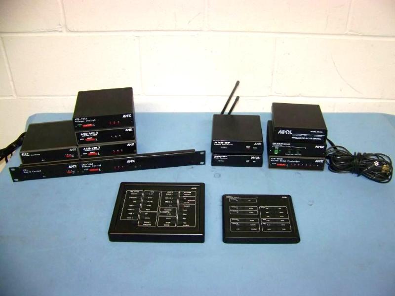 lot 42 image: AMX Controls, Receivers and Panel Remotes