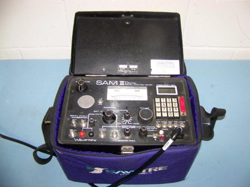 lot 52 image: Wavetek, Digital Signal Analysis Meter
