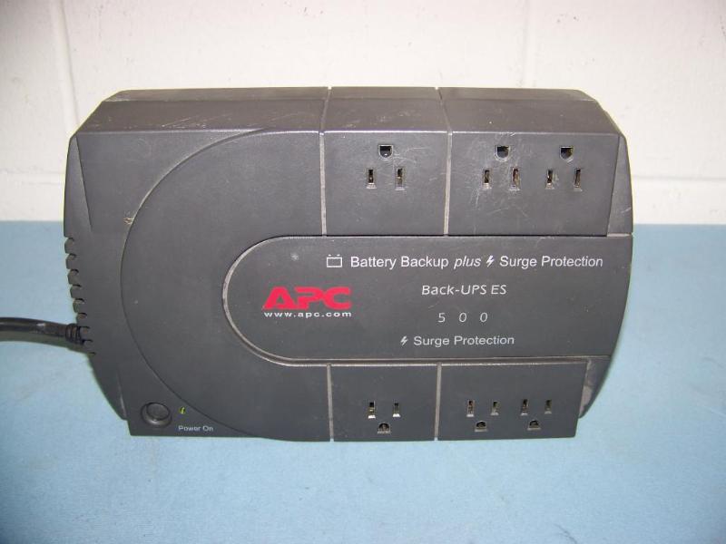 lot 73 image: APC, Battery Back-Up Plus Surge Protection