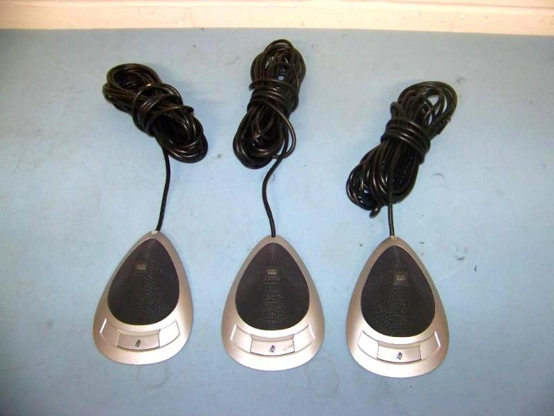 lot 83 image: (3) Cisco, TelePresence, Conference Microphones  Mic Pods
