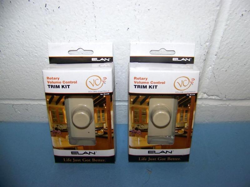 lot 96 image: (2) Elan, Rotary Volume Control Trim Kits