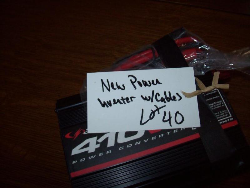 Power converter with cables -New -4...