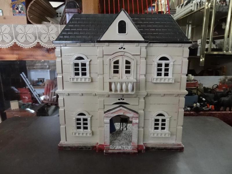 plastic dollhouse