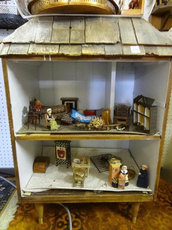 Vintage Cabinet made into a 2 level...