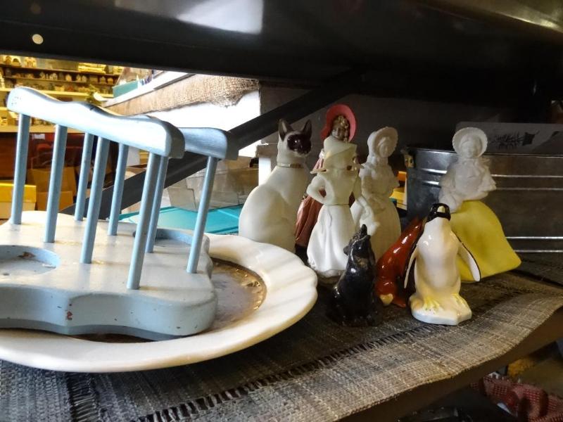 Misc. Avon Doll Bottles, Napkin Sal...
