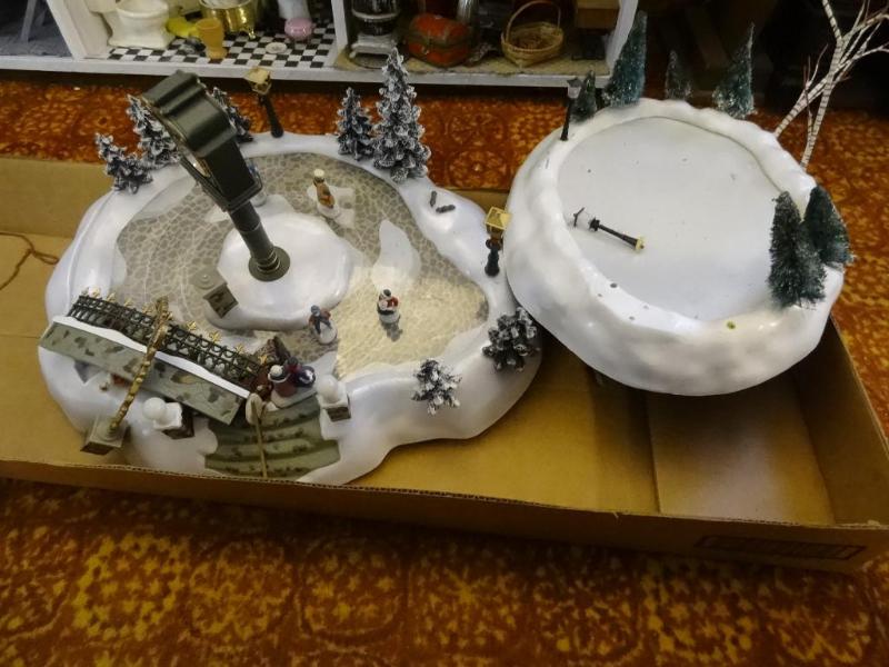 2 Ice Skating Scenes bases-Untested...