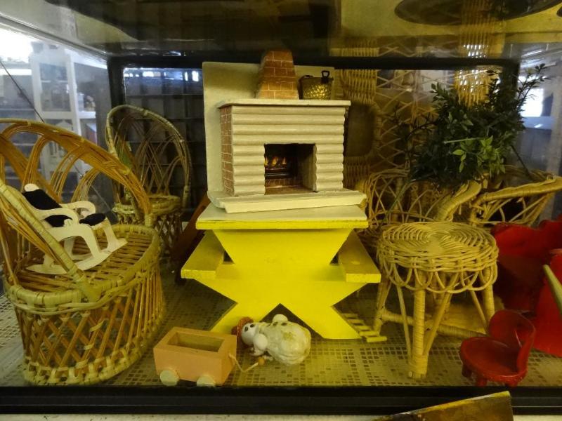 Aquarium of Misc. Wood Doll House D...