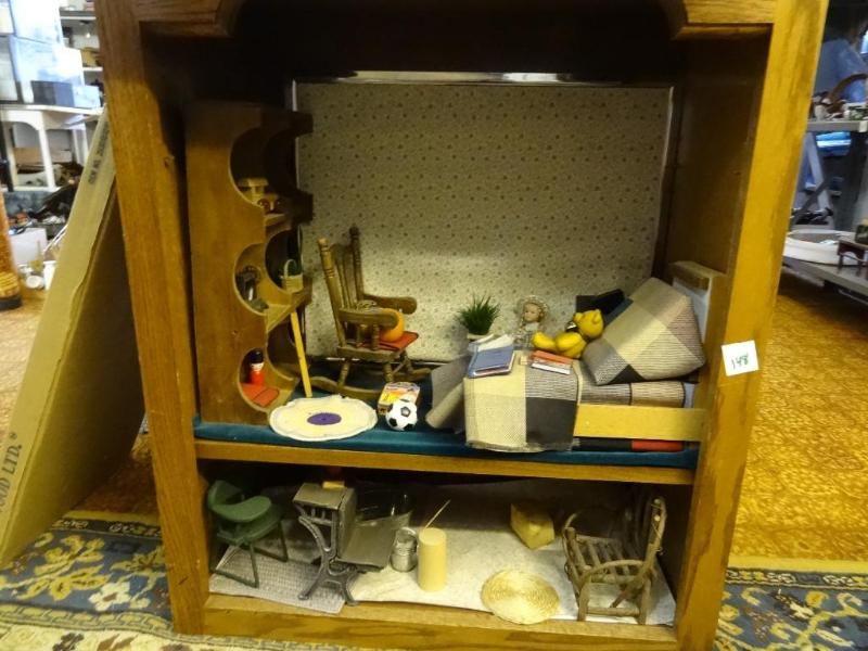 Childs Room Scene, School Desks, C...