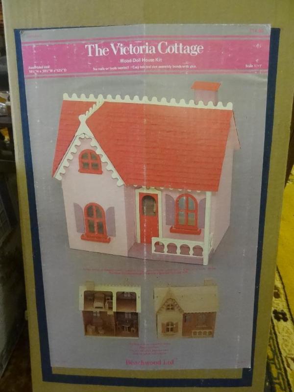 The Victoria Cottage Wood Dollhouse...