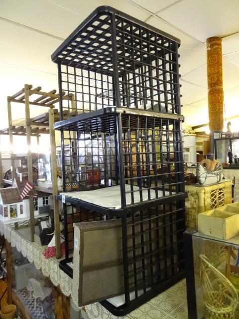3 cube Plastic Shelving Unit...