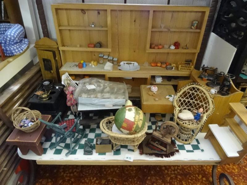 Wood Kitchen with Misc. Accessories...