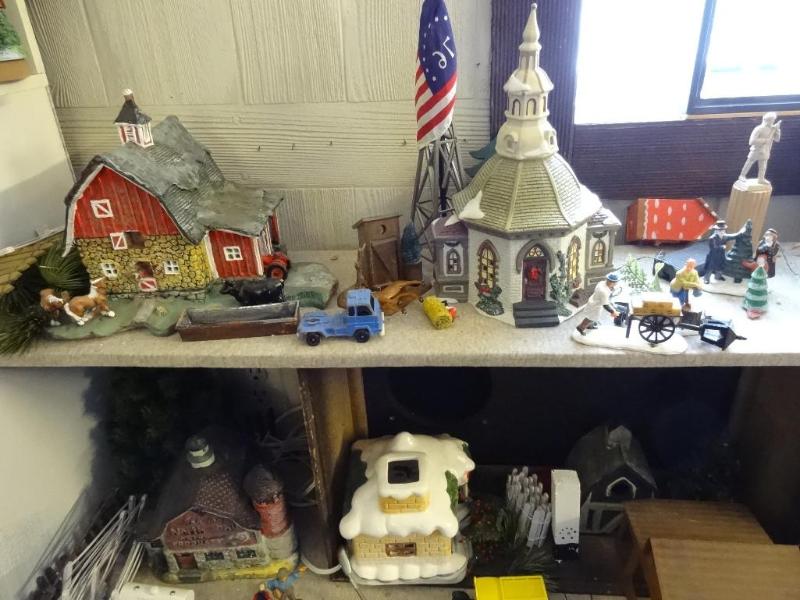 Misc. Ceramic Houses, Churches some...