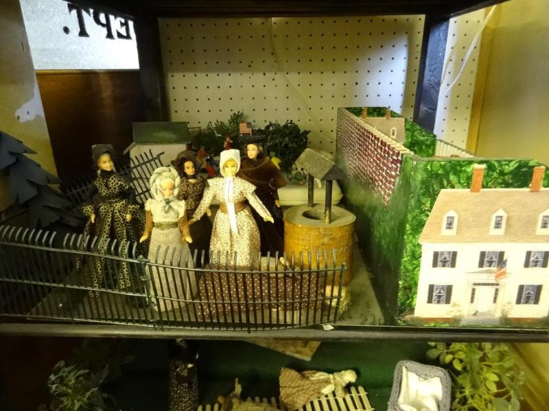 Hand Painted Box, Misc. Dolls, wish...