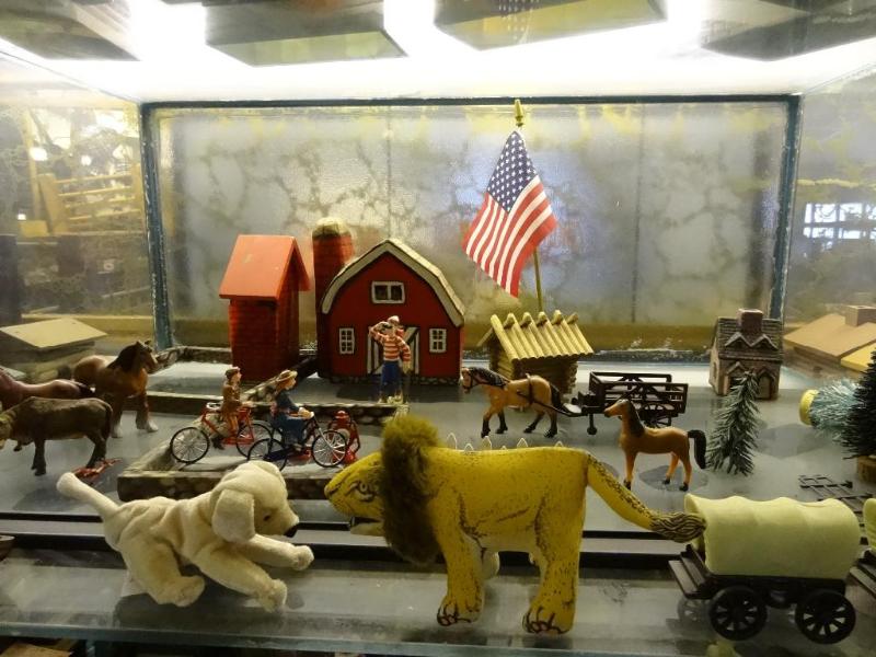 Large Aquarium with Country Scene...