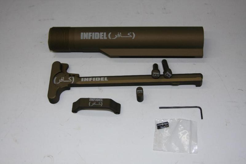 lot 37 image: Infidel.&nbspGreen laser etched AR...