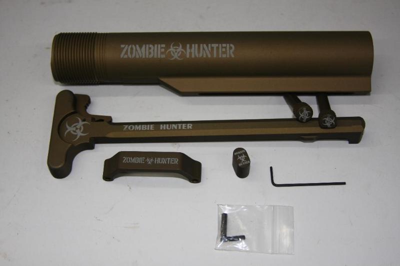 lot 38 image: Zombie Hunter. Green laser etched A...