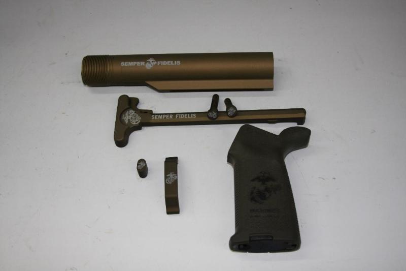 lot 39 image: Semper Fidelis. Green laser etched ...
