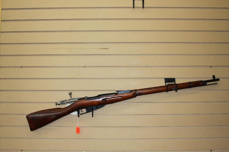 lot 43 image: 1934 Tula with hex receiver. Milita...