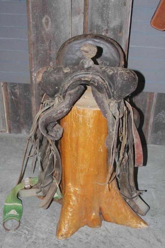 lot 62 image: Bronc Saddle. This 14" Bronc s...
