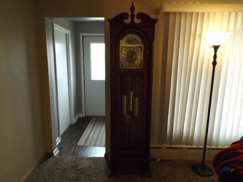 lot 12 image: Handcrafted grandfather clock by Cl...