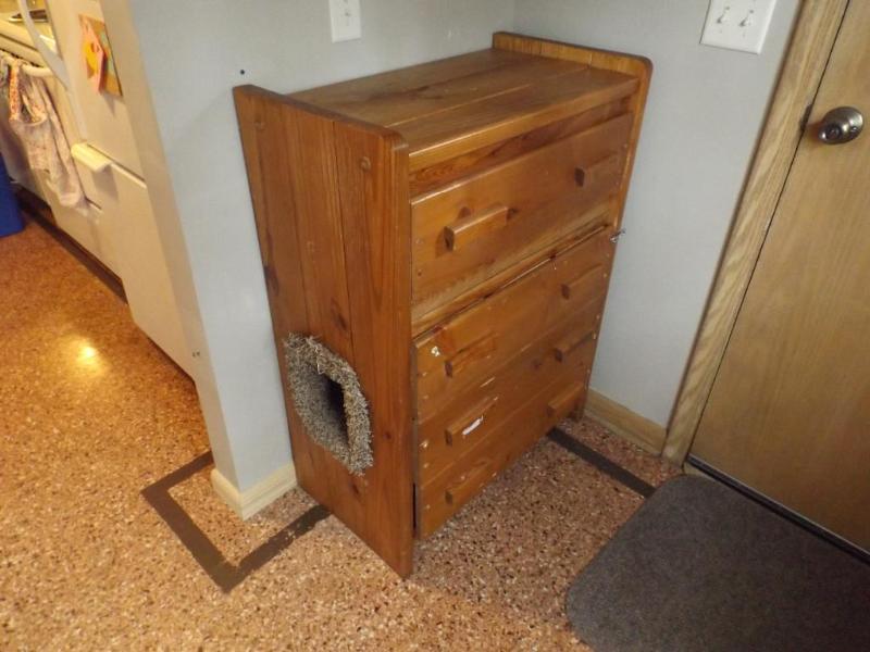 lot 3 image: Litter box dresser - converted by m...