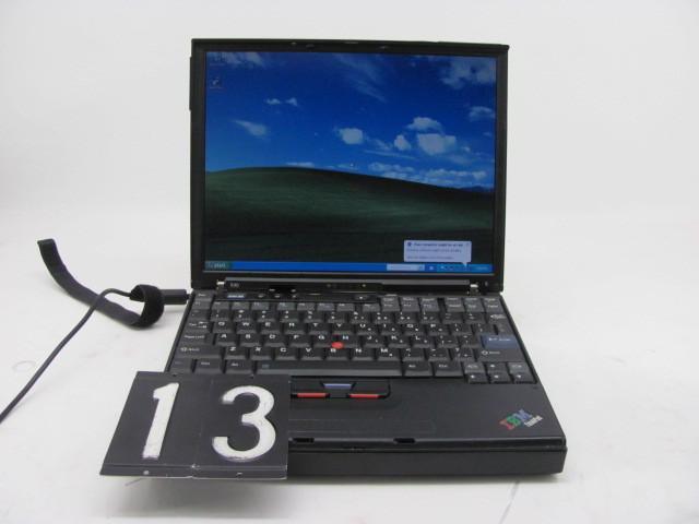 lot 13 image: Lenovo thinkpad X40 laptop computer...