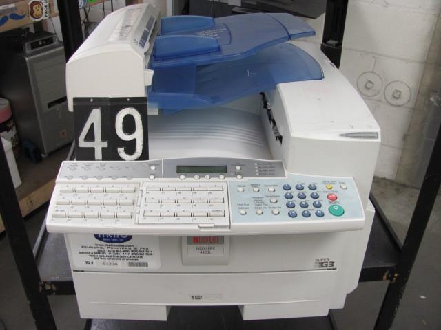 lot 49 image: Ricoh fax 4420l faxcoppier. This u...