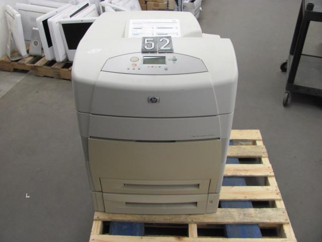 lot 52 image: HP color laserjet 5500dn. This unit...