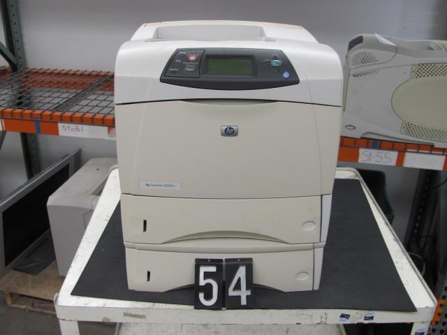 lot 54 image: HP laserjet 4200tn printer. This un...
