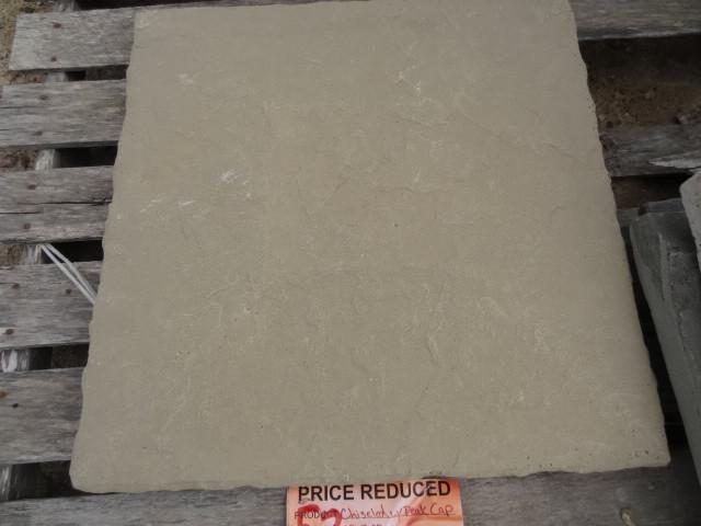 Pillar cap chiseled with peak...