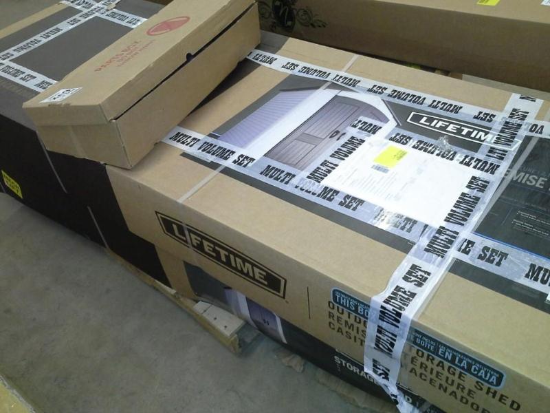 lot 117 image: Lifetime Storage Shed Lot