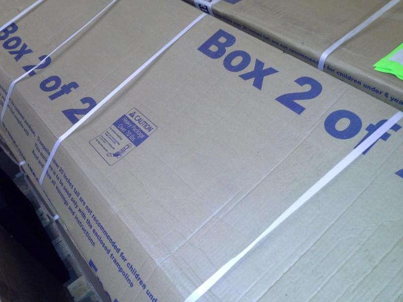 lot 120 image: Skywalker Trampoline Box Lot