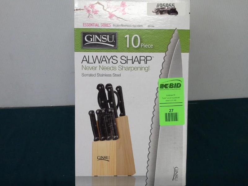 lot 27 image: Ginsu Knife Set