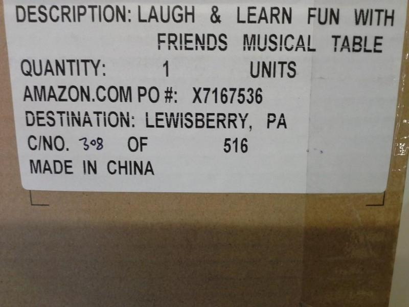 lot 304 image: Fisher Price Laugh & Learn Musical Table