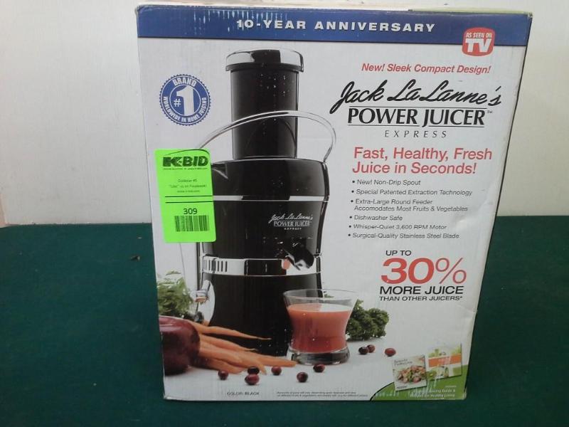 lot 309 image: Jack Lalannes Power Juicer Express