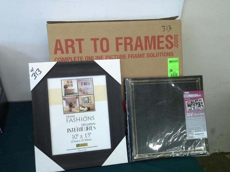 lot 313 image: Picture Frames(2) And Photo Album (1)