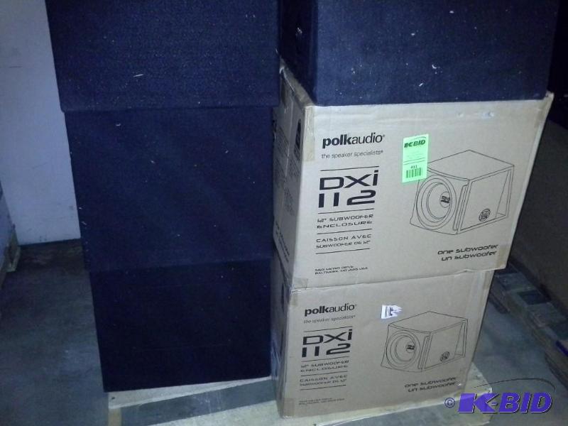 lot 411 image: Pallet Lot Of Speakers And Components