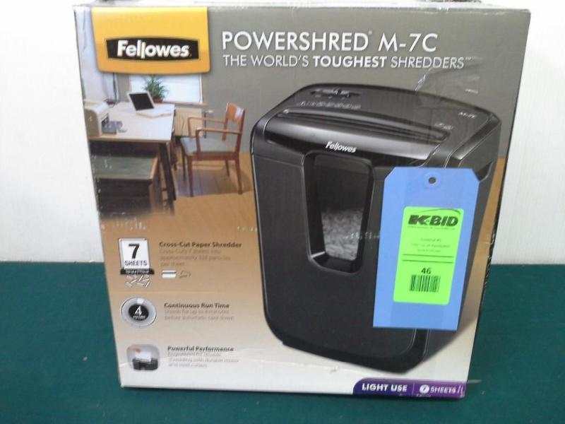 lot 46 image: Fellowes Power Shredder