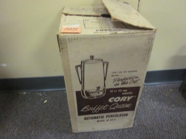 lot 105 image: Cory Buffet Queen Percolator, New i...