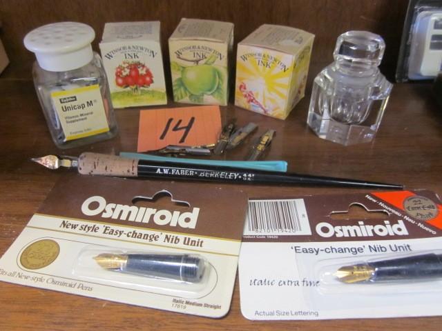 lot 14 image: Lot of Calligraphy items....