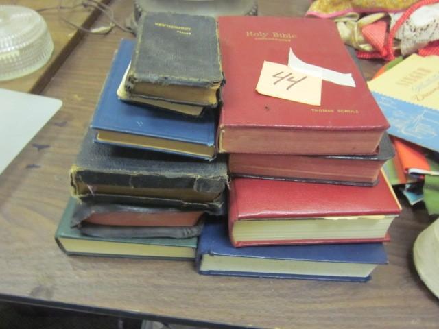 lot 44 image: Large lot of Bibles....