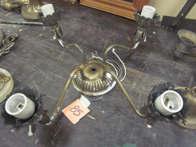 lot 85 image: Antique ceiling light fixture, part...