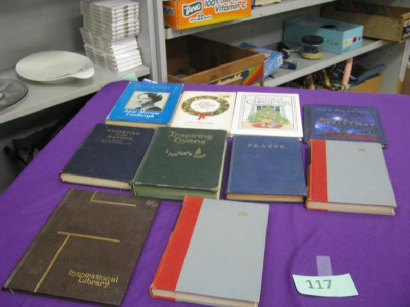collection of books mostly Christma...