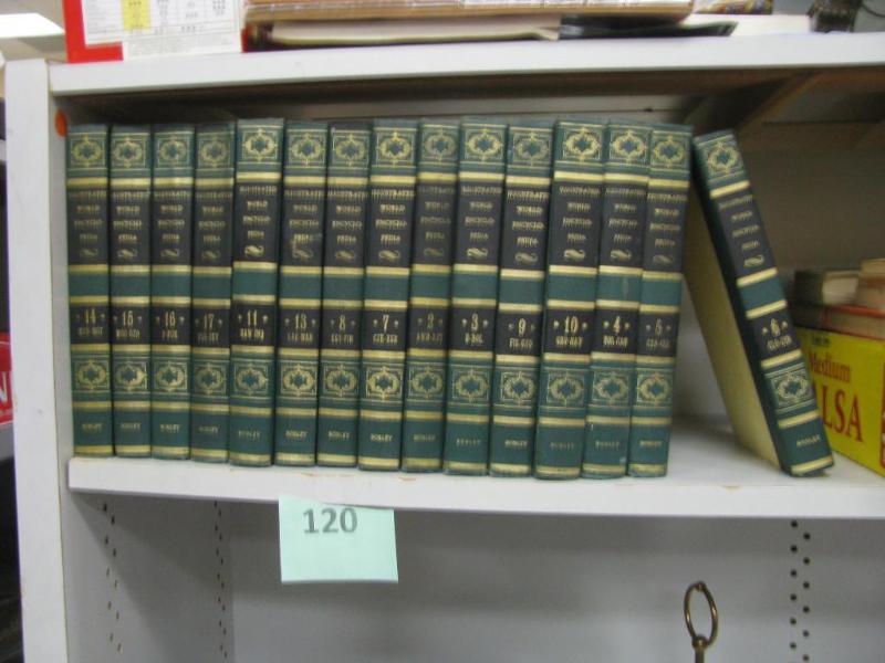 lot of Illustrated World Encycloped...