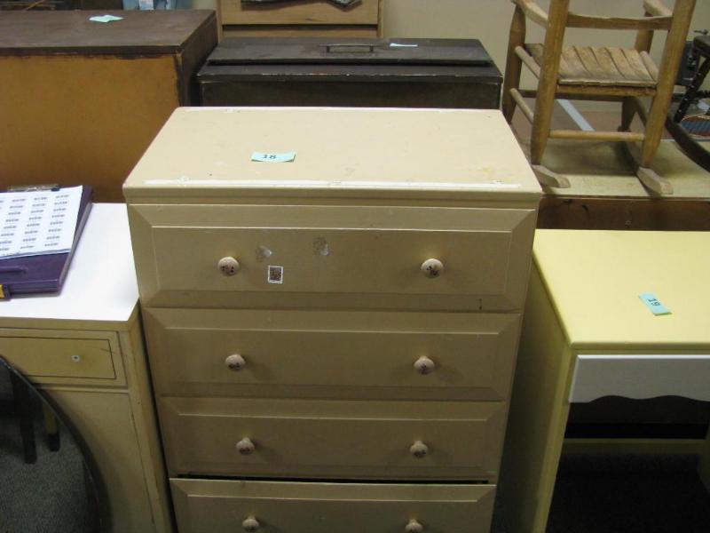 vintage dresser 5 drawers solid stu...