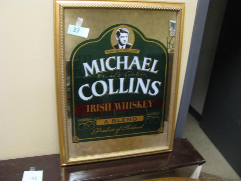 Micheal Collins whiskey mirror...