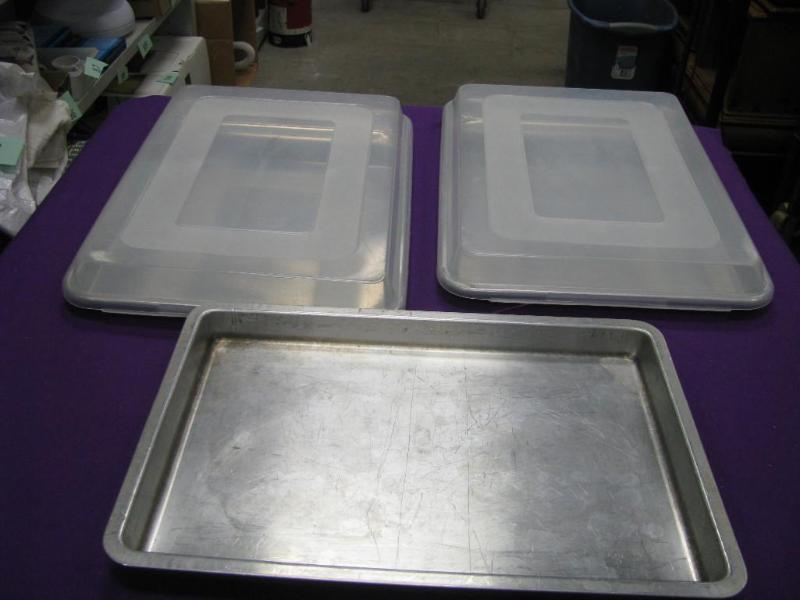 Three nordic ware half sheet baking...