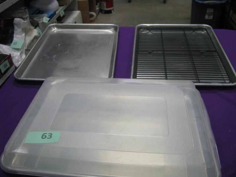 Three nordic ware half sheet baking...