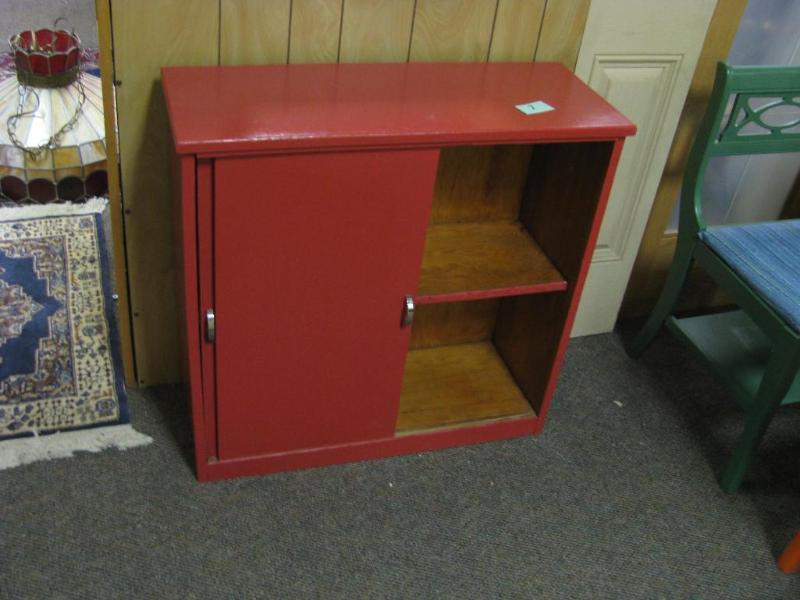 Vintage kitchen cupboard stained in...
